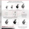 Service Caster 6 Inch Kingpinless Glass Filled Nylon Wheel Caster Swivel Locks 2 Rigid, 2PK SCC-KP30S620-GFNR-BSL-2-R-2 - alternate 6